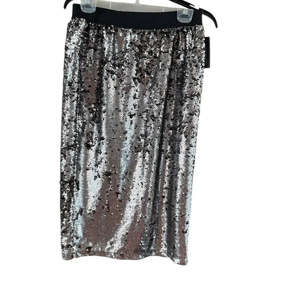 Worthington Pencil Skirt Silver